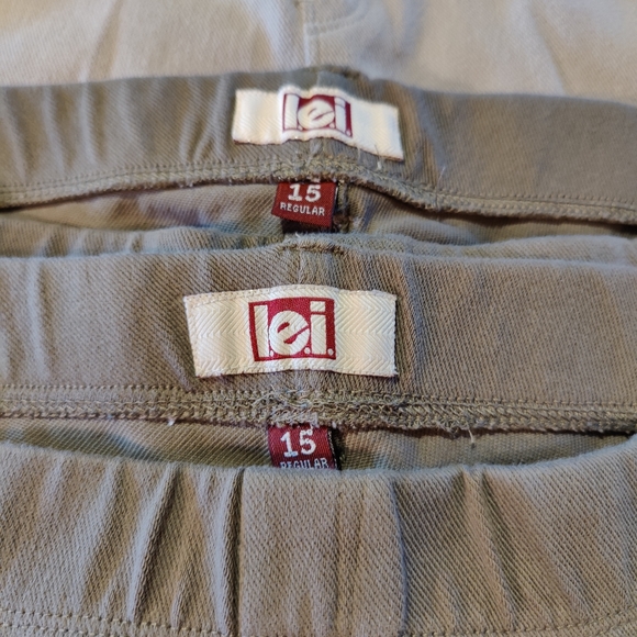 L.E.I. Juniors Luxe Pull-On Ankle Jeggings Pants, Seven Pairs - Picture 13 of 13